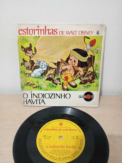 Compacto Vinil Estorinhas de Walt Disney O Índiozinho
