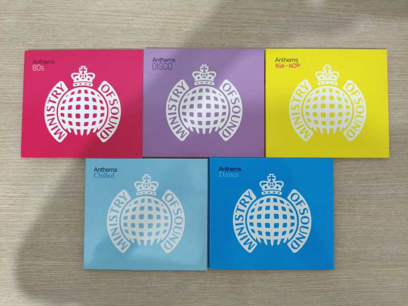 CD Ministry of Sound Anthems Collection Quíntuplo Importado
