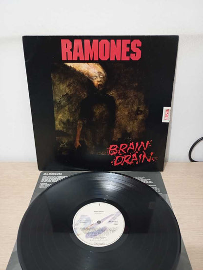 Lp Vinil Ramones Brain Drain Com Encarte