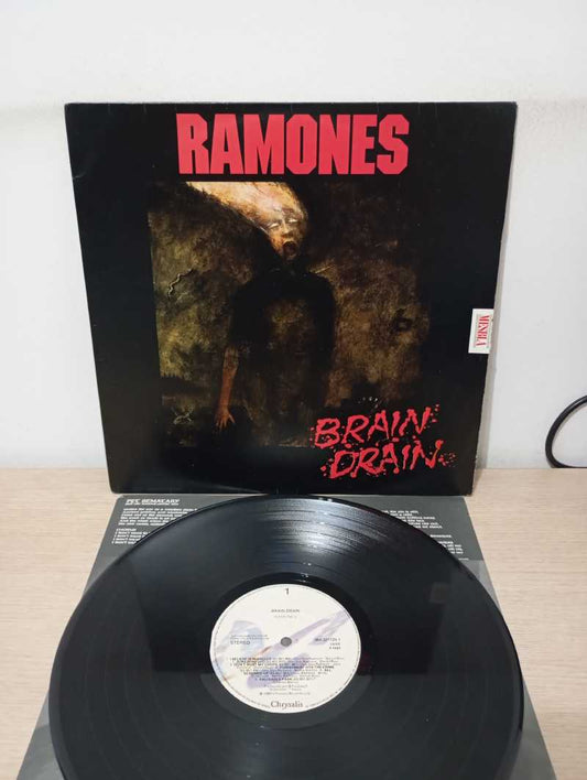 Lp Vinil Ramones Brain Drain Com Encarte