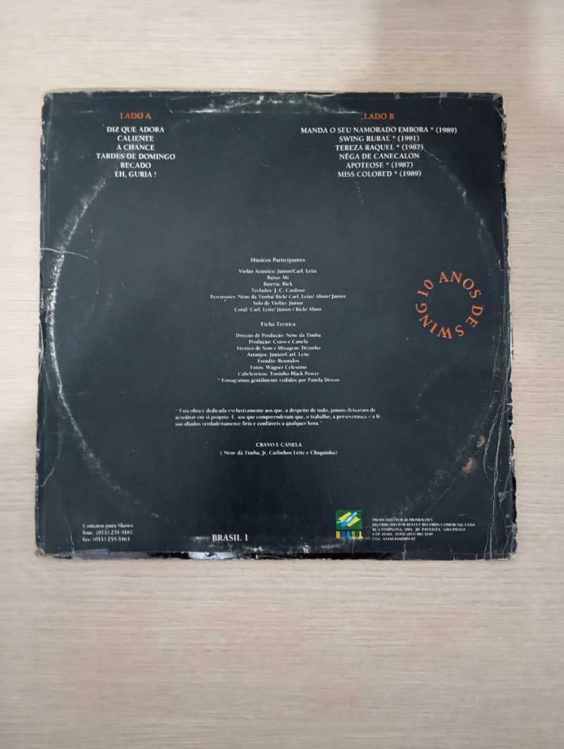 Lp Vinil Grupo Cravo E Canela Novidades E Reprises