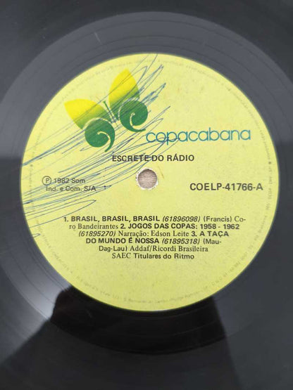 Lp Vinil Escrete do Rádio Copa 1958 1978