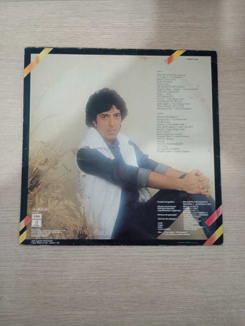 Lp Vinil José Augusto Vivências Com Encarte