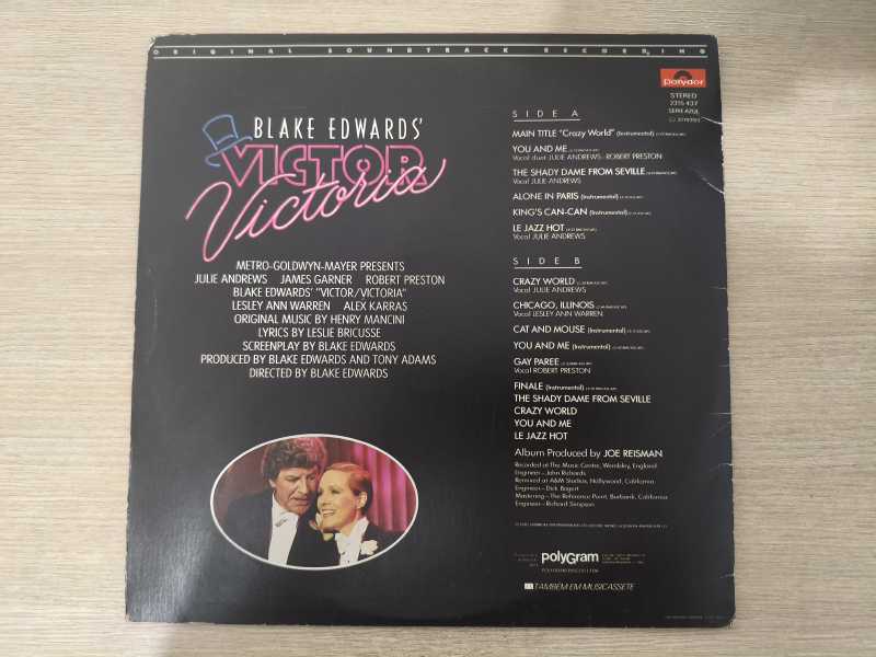 Lp Vinil Henry Mancini Blake Edwards Victor/Victoria
