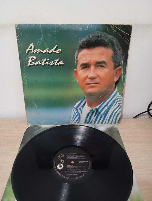 Lp Vinil Amado Batista 1995 Com Encarte