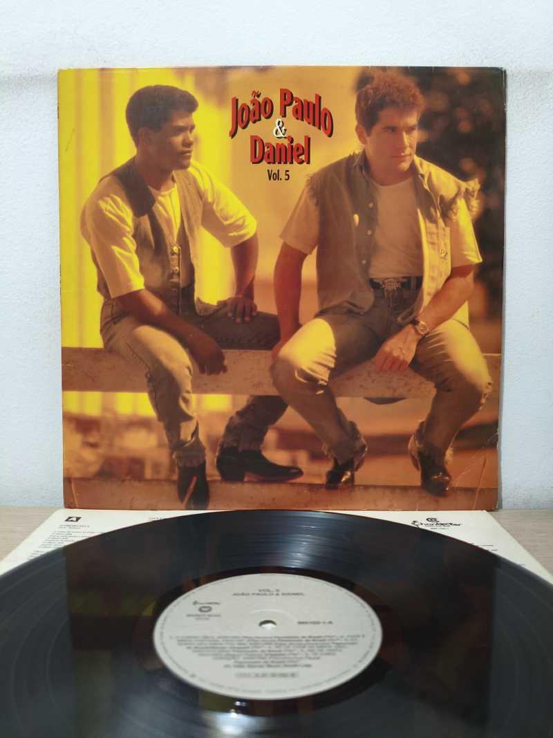 Lp Vinil João Paulo & Daniel Vol. 5 Com Encarte