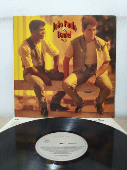 Lp Vinil João Paulo & Daniel Vol. 5 Com Encarte