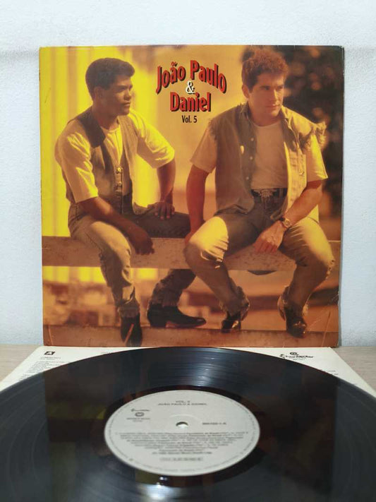 Lp Vinil João Paulo & Daniel Vol. 5 Com Encarte