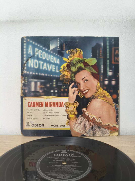 Lp Vinil Carmen Miranda A Pequena Notável 10" 33RPM