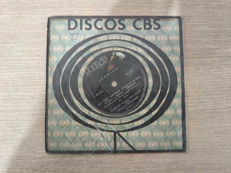 Compacto Vinil Juanita Eu Vou Sonhar (Anjos No Jardim)