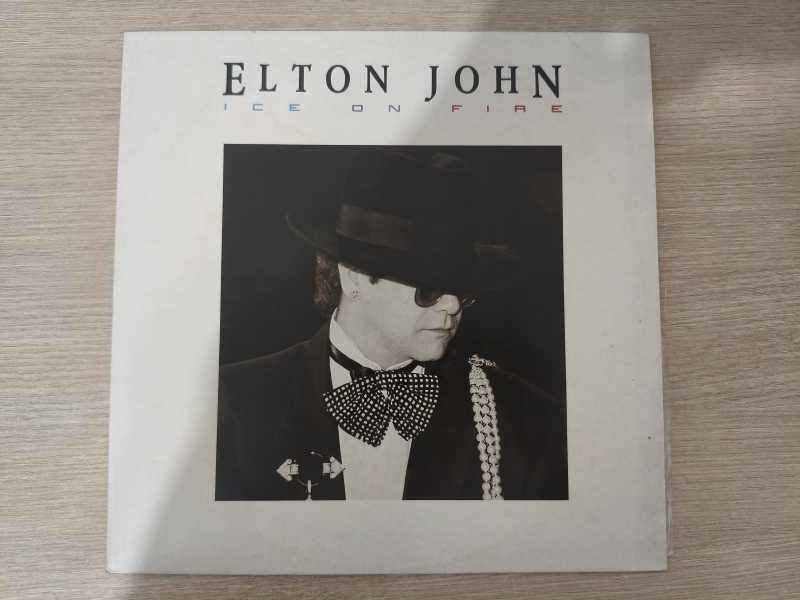 Lp Vinil Elton John Ice On Fire Com Encarte