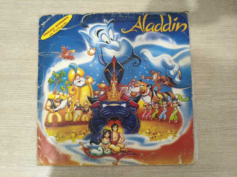 Lp Vinil Alan Menken Aladdin Com Encarte