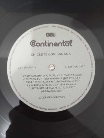 Lp Vinil Chiclete Com Banana Fé Brasileira Com Encarte