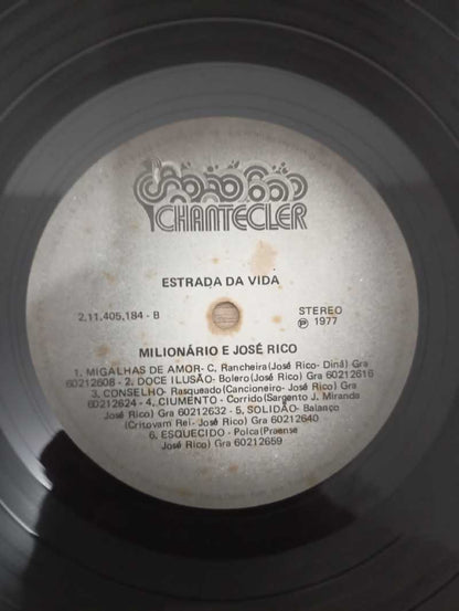 Lp Vinil Milionário & José Rico Estrada da Vida (Volume 5)