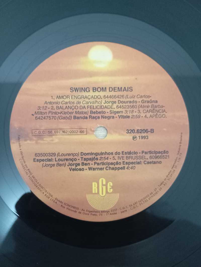 Lp Vinil Swing Bom Demais