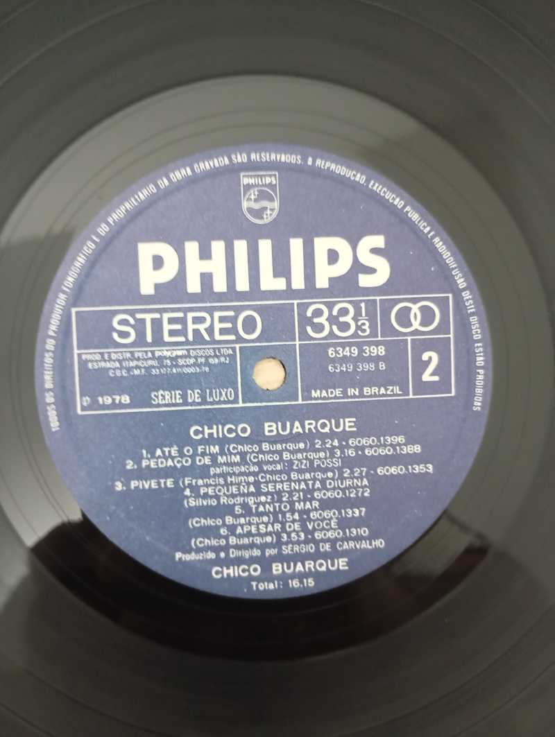 Lp Vinil Chico Buarque 1978