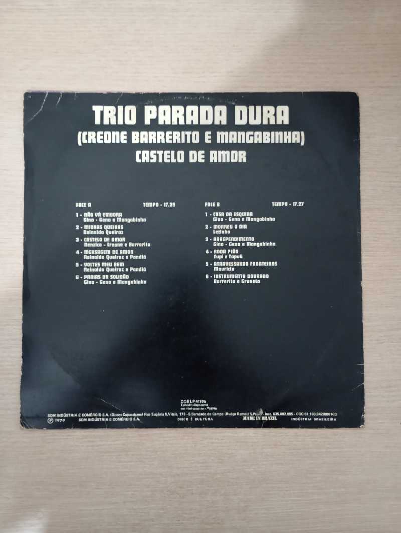 Lp Vinil Trio Parada Dura Castelo de Amor