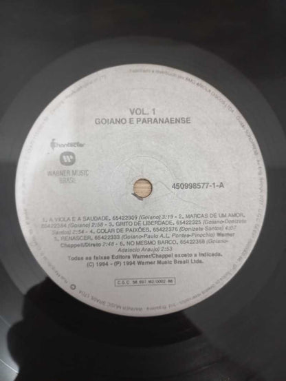 Lp Vinil Goiano & Paranaense 1994