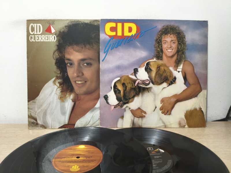2 Lps Vinil Cid Guerreiro 1988 Com Encarte