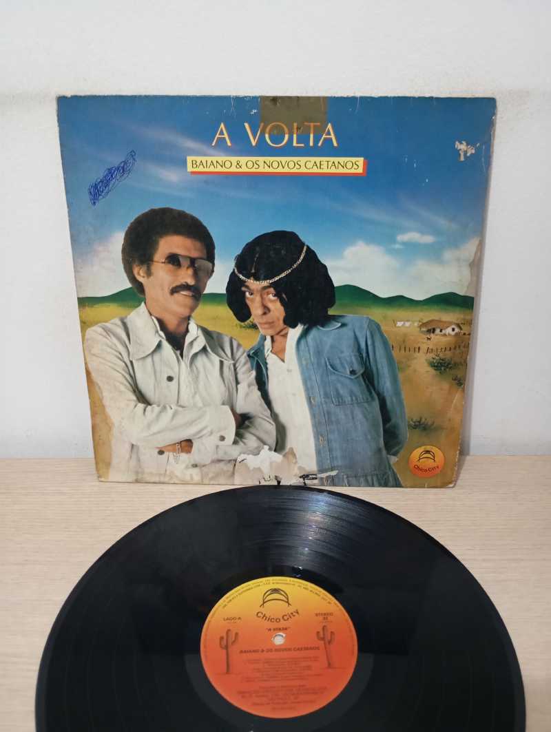 Lp Vinil Baiano & Os Novos Caetanos A Volta