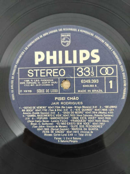 Lp Vinil Jair Rodrigues Pisei Chão