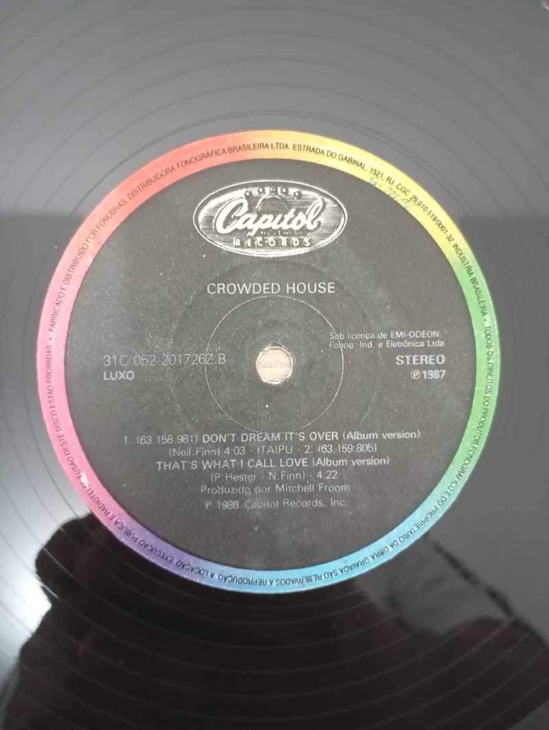 Lp Vinil Crowded House Don't Dream It's Over Extended