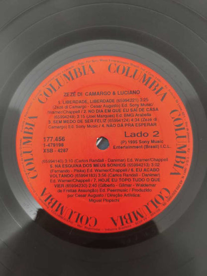Lp Vinil Zezé Di Camargo & Luciano 1995 Com Encarte
