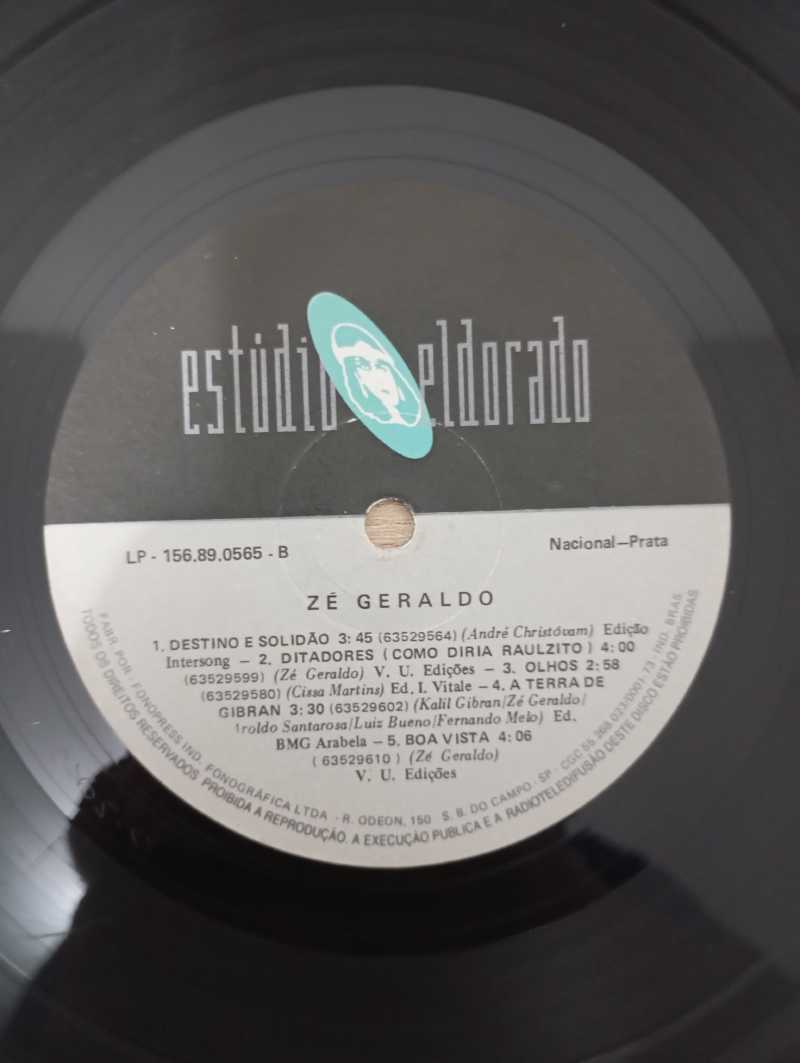 Lp Vinil Zé Geraldo Viagens & Versos