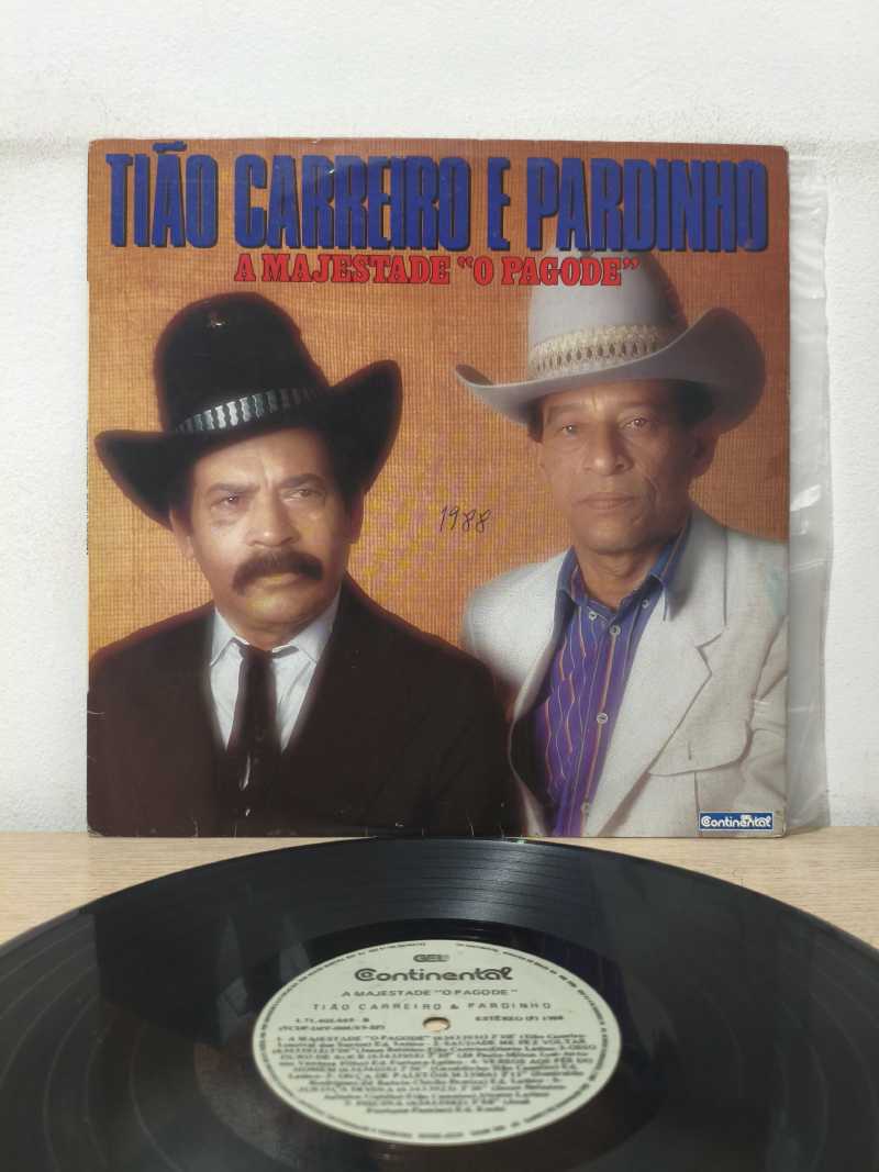 Lp Vinil Tião Carreiro E Pardinho A Majestade "O Pagode"
