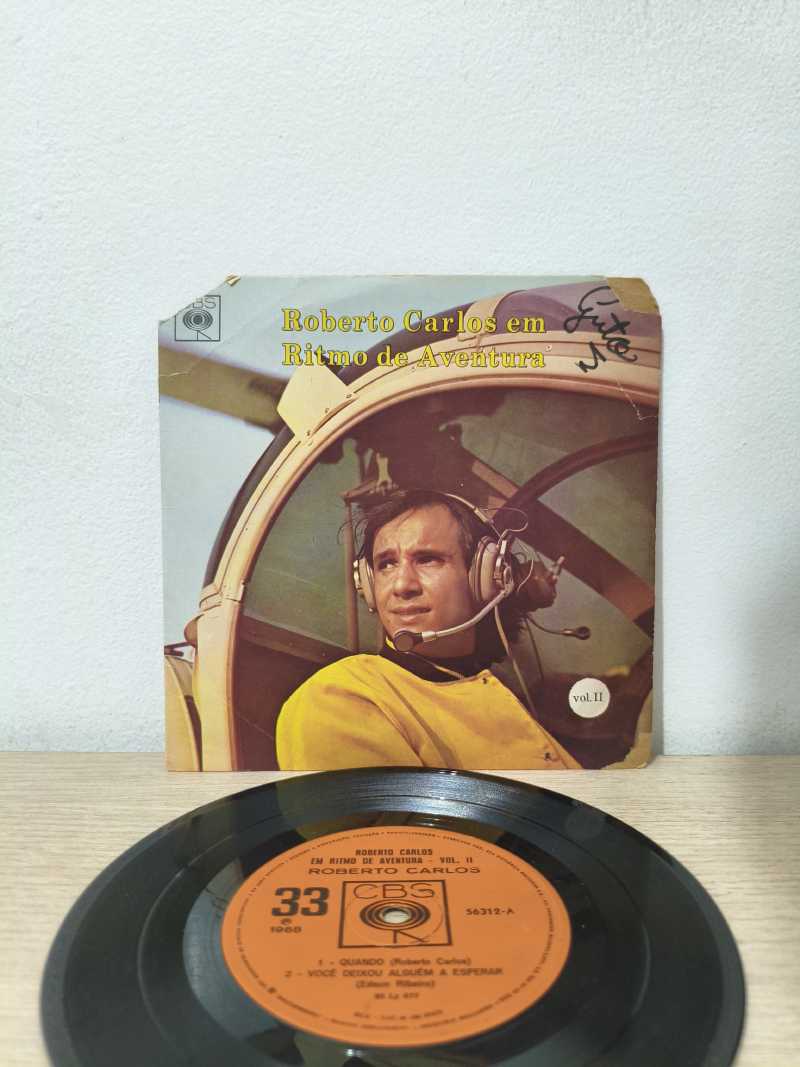 Compacto Vinil Roberto Carlos Em Ritmo de Aventura Vol. II