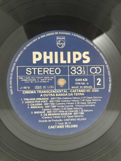 Lp Vinil Caetano Veloso Cinema Transcendental