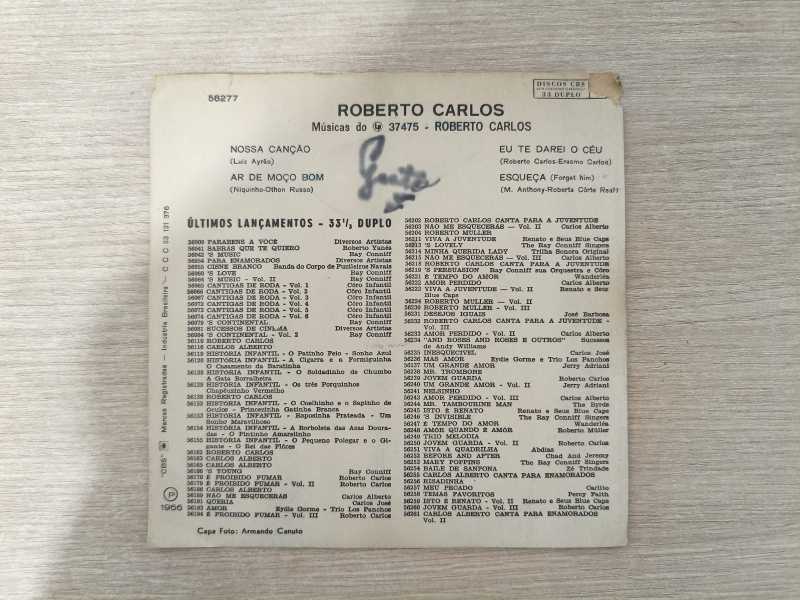 Compacto Vinil Roberto Carlos Nossa Canção Te Darei Céu