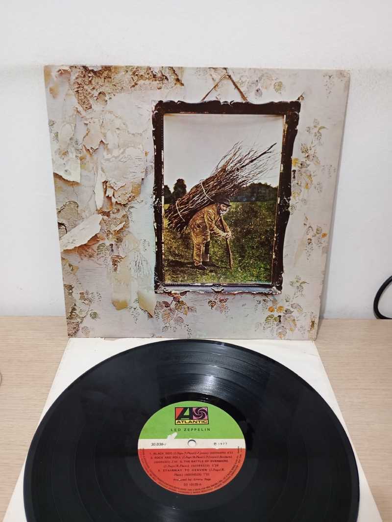 Lp Vinil Led Zeppelin IV Capa Dupla Com Encarte