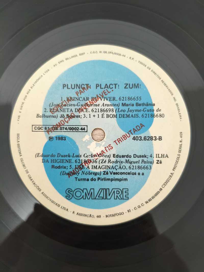 Lp Vinil Plunct Plact Zuum