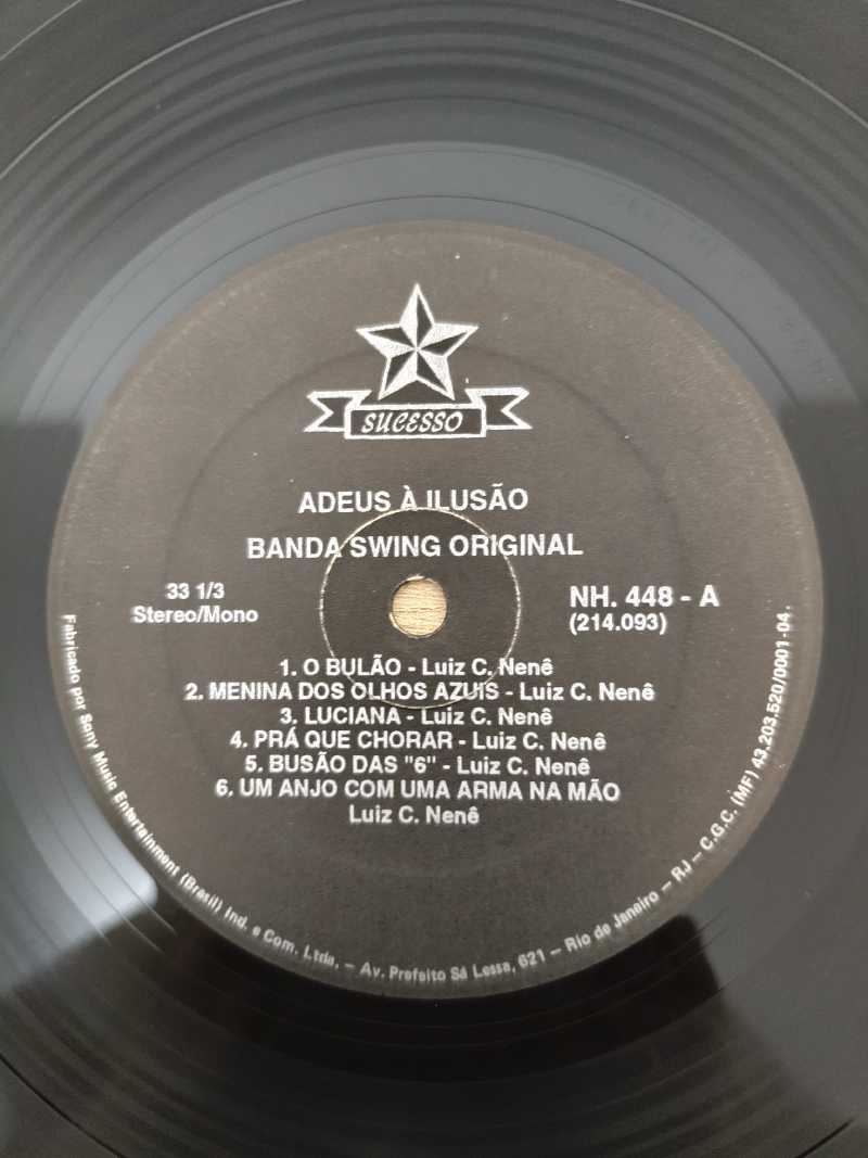 Lp Vinil Banda Swing Original Adeus à Ilusão