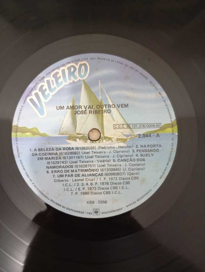 Lp Vinil José Ribeiro Um Amor Vai, Outro Vem