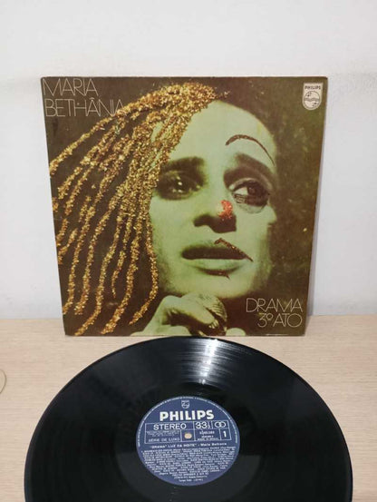 Lp Vinil Maria Bethânia Drama 3º Ato Luz Da Noite