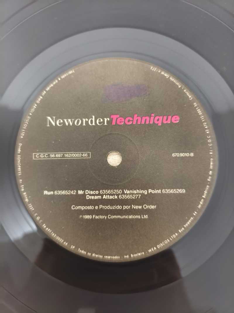 Lp Vinil New Order Technique
