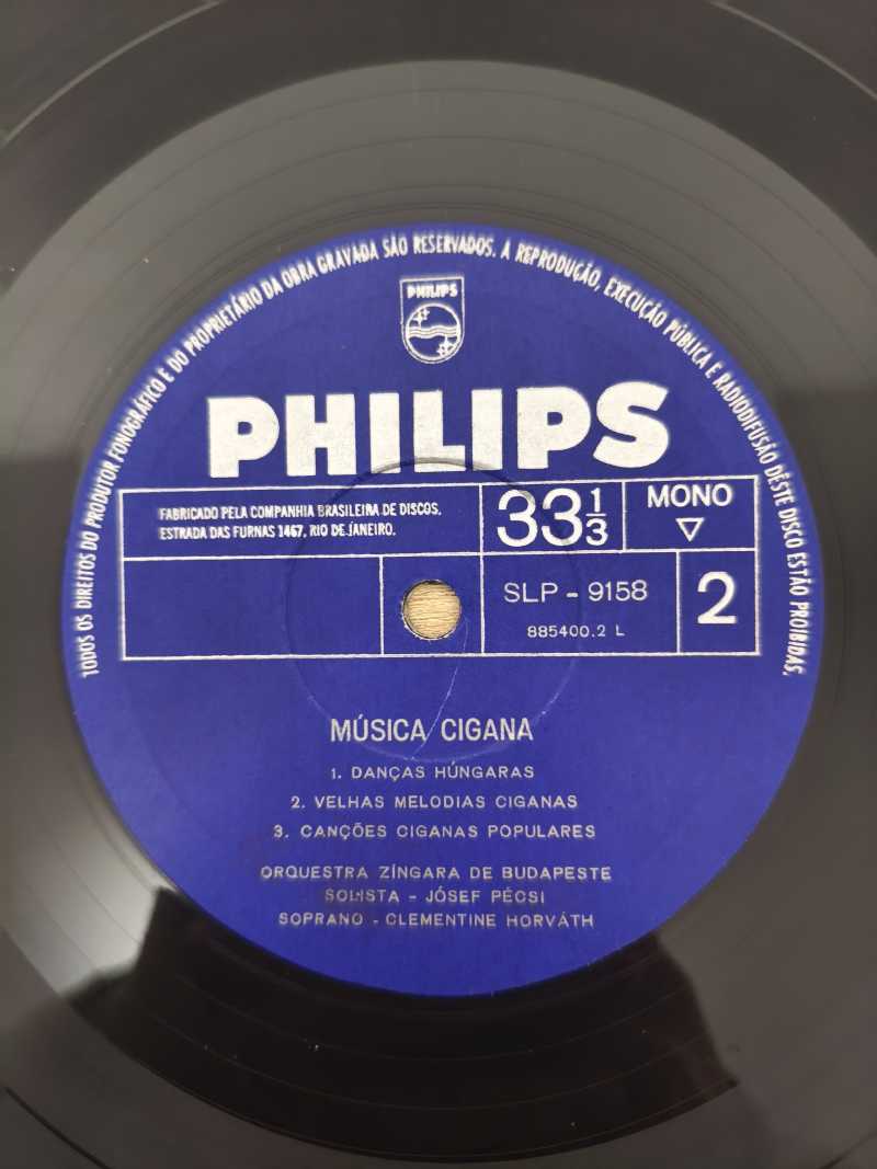 Lp Vinil Música Cigana Orquestra Zíngara de Budapeste