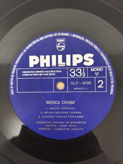 Lp Vinil Música Cigana Orquestra Zíngara de Budapeste