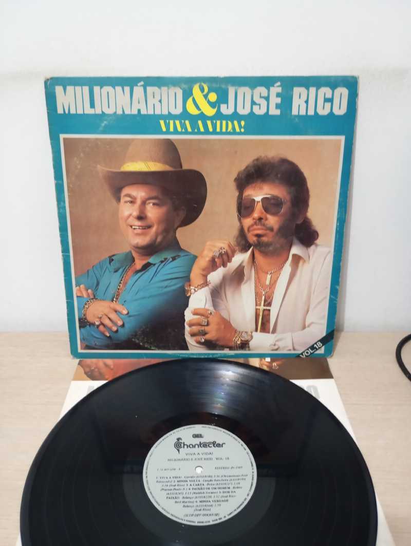 Lp Vinil Milionário & José Rico Viva A Vida Vol 18