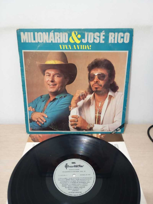 Lp Vinil Milionário & José Rico Viva A Vida Vol 18