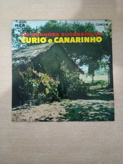 Lp Vinil Curió e Canarinho Os Grandes Sucessos de