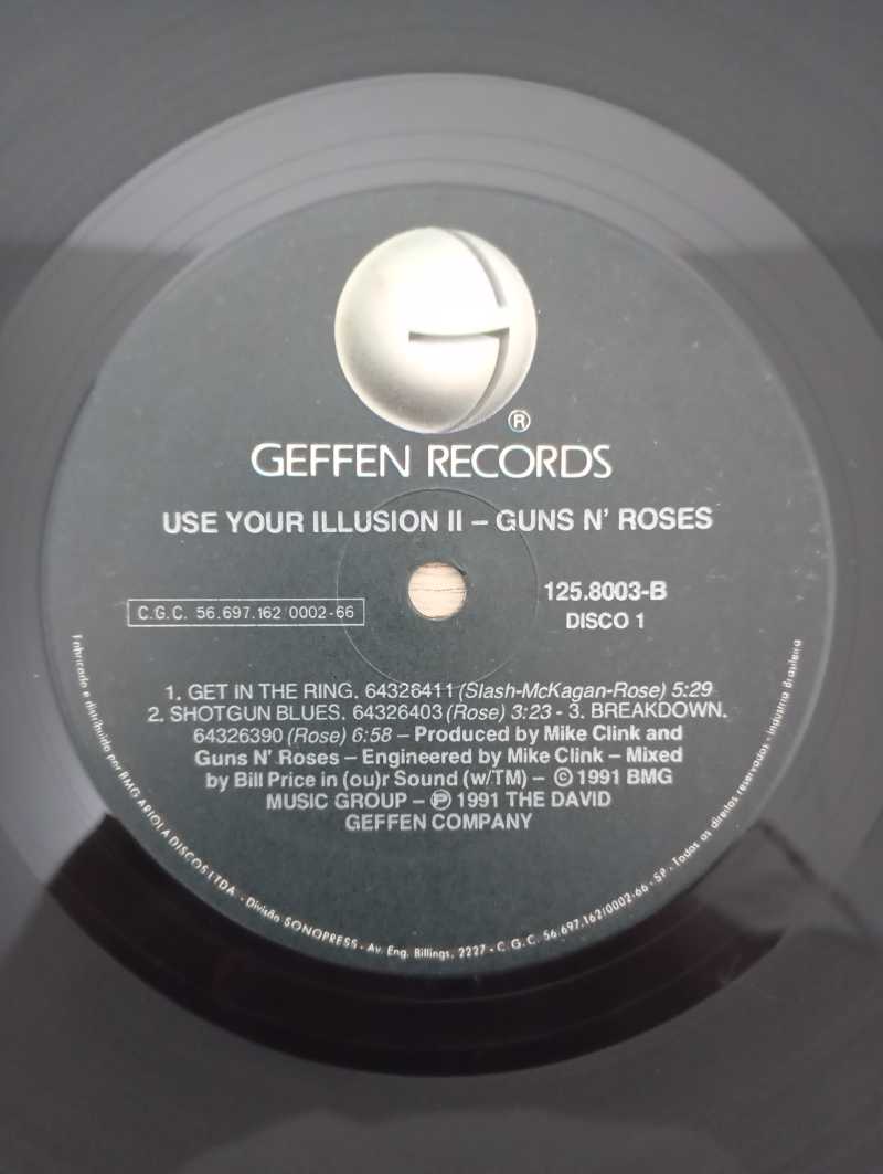 Lp Vinil Guns N Roses Use Your Illusion II Duplo C Encarte