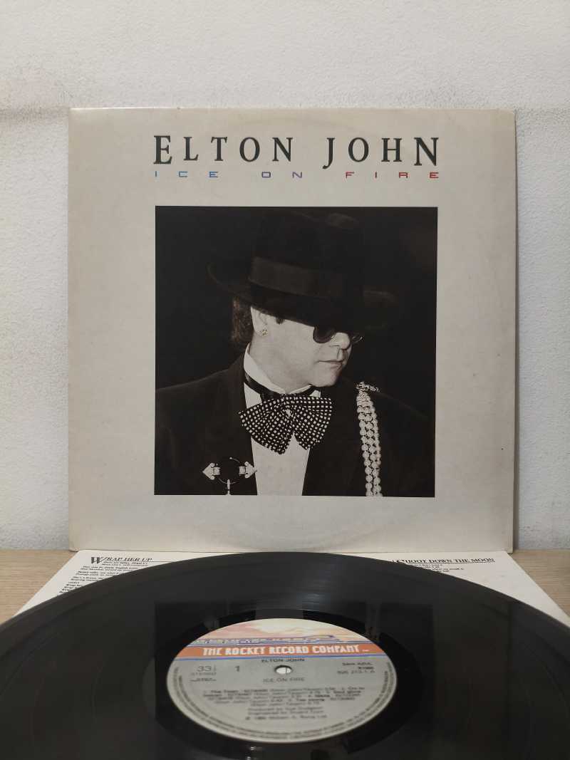 Lp Vinil Elton John Ice On Fire Com Encarte