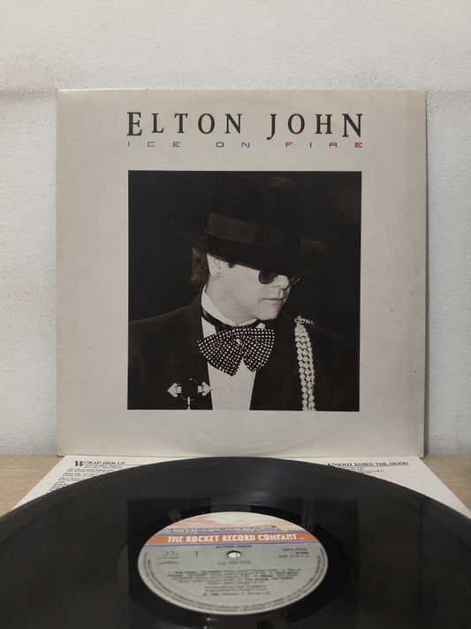 Lp Vinil Elton John Ice On Fire Com Encarte