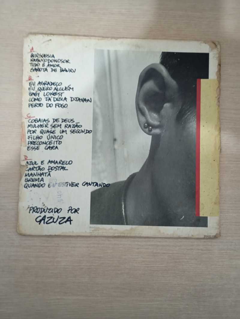 Lp Vinil Cazuza Burguesia Duplo Com Encarte