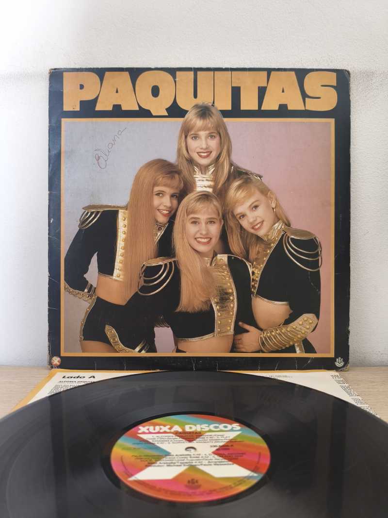 Lp Vinil Paquitas 1989 Com Encarte
