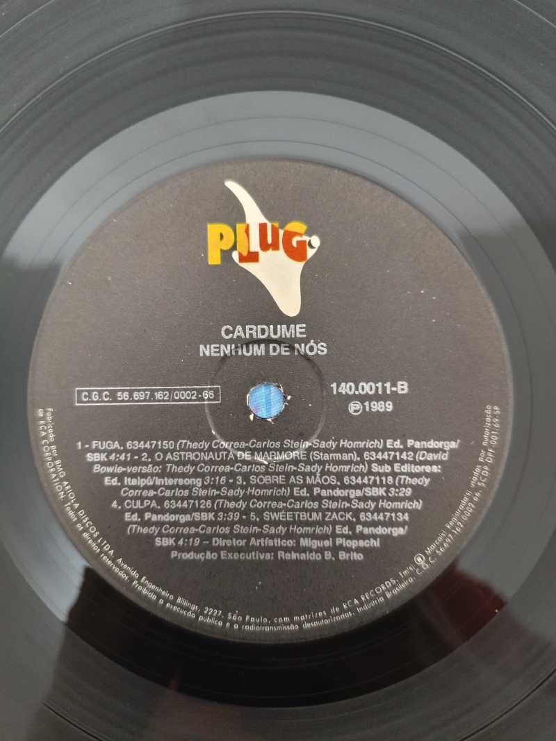 Lp Vinil Nenhum De Nós Cardume Com Encarte