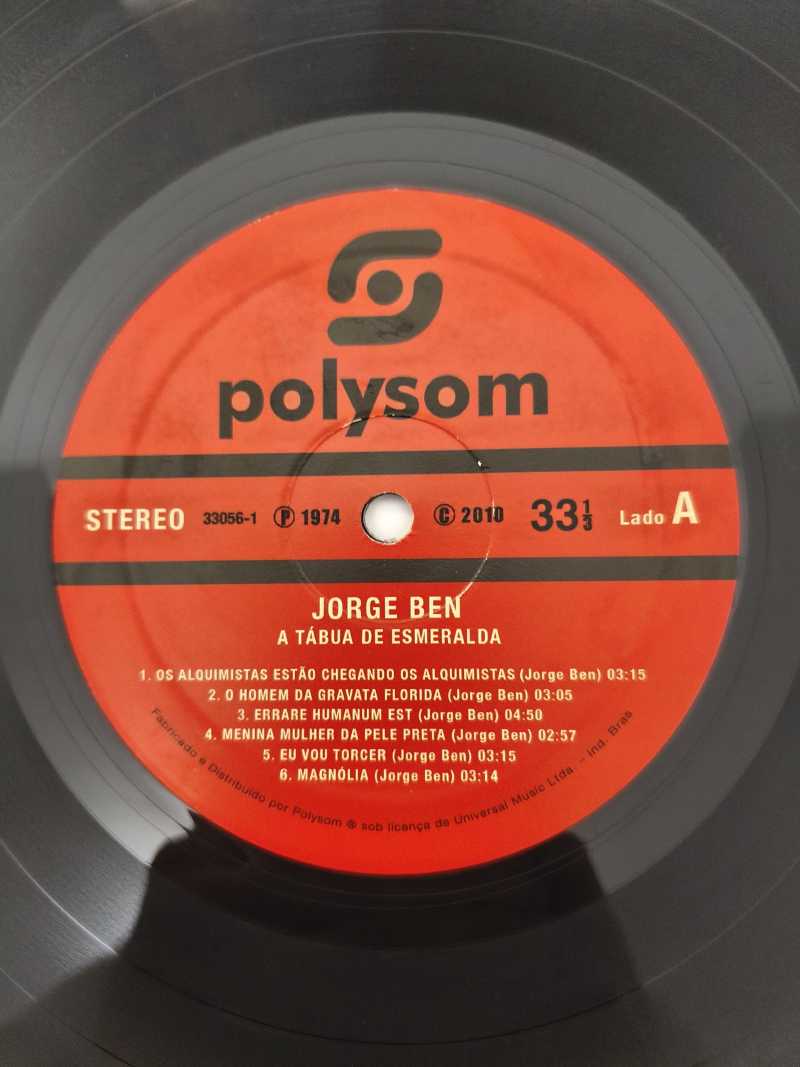 Lp Vinil Jorge Ben A Tábua De Esmeralda Com Encarte